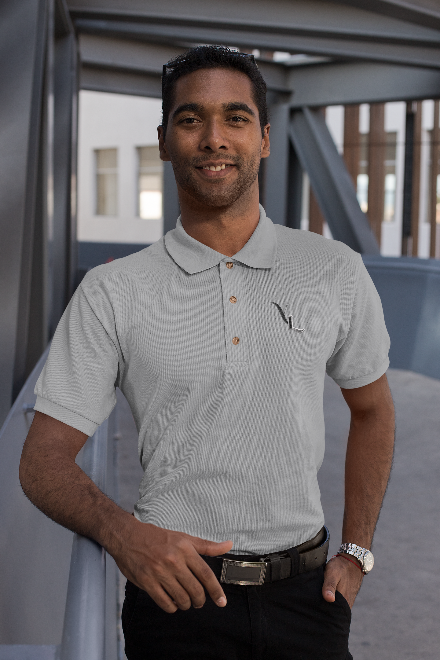 Stylish Men's Piqué Polo Shirt
